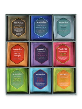 Cofanetto Quadrato "Tisana Collection" con 27 Tisane Biologiche - Verde - 5