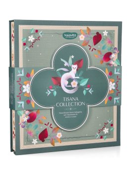 Cofanetto Quadrato "Tisana Collection" con 27 Tisane Biologiche - Verde - 1