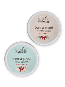 Cofanetto Regalo Burro Mani e Crema Piedi Officina Naturae - 8