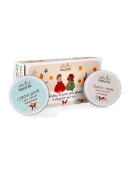 Cofanetto Regalo Burro Mani e Crema Piedi Officina Naturae - 1