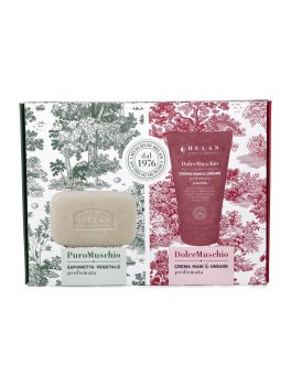 Cofanetto Regalo con Saponetta Vegetale e Crema Mani e Unghie "I Muschi di Helan" - 3