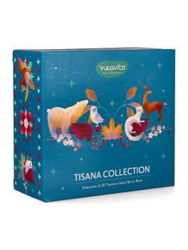Cofanetto Regalo in Legno Tisana Collection con 4 Scomparti - Ottanio - 1