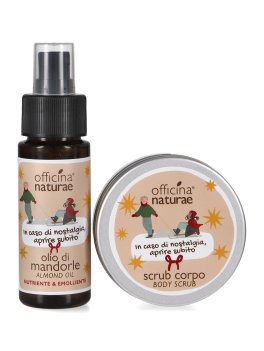 Cofanetto Regalo Officina Naturae - Scrub Corpo e Olio di Mandorle - 2