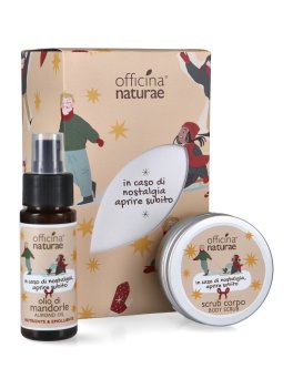 Cofanetto Regalo Officina Naturae - Scrub Corpo e Olio di Mandorle - 1