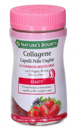 Collagene Capelli Pelle Unghie - Gommose Masticabili Aroma Bacche Miste - 1