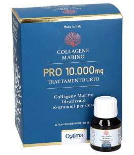 Collagene Marino Pro 10000 mg - Integratore Liquido di Collagene Marino, Acido Ialuronico e Vitamina B6, C, ed  E - 1