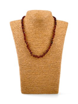 Collana Ambra - Mamma - Rounded Cognac