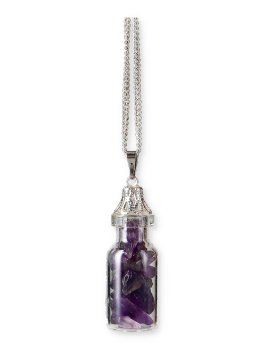 Collana con Boccetta di Pietre - 1