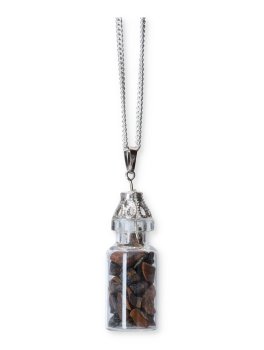 Collana con Boccetta di Pietre - 1