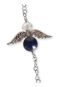 Collana con Bola Chiama Angeli e Ciondolo Lapislazzuli - 2