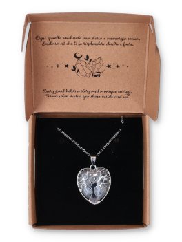 Collana con Ciondolo a Cuore Albero della Vita - 4