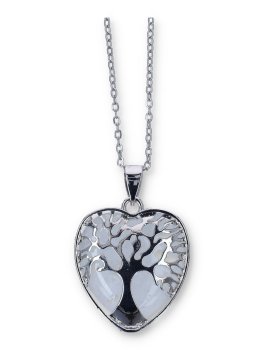Collana con Ciondolo a Cuore Albero della Vita - 1