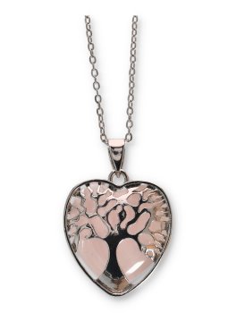 Collana con Ciondolo a Cuore Albero della Vita - 1