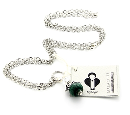 Collana con Ciondolo Arcangelo Pietra e Ali - 1