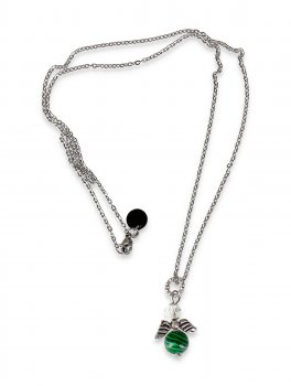 Collana con Ciondolo Pietra e Ali - 2