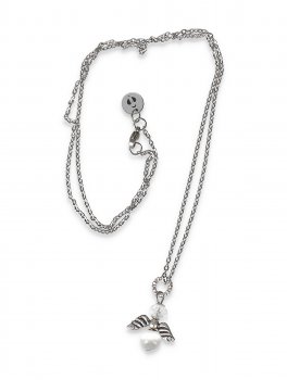 Collana con Ciondolo Pietra e Ali - 2