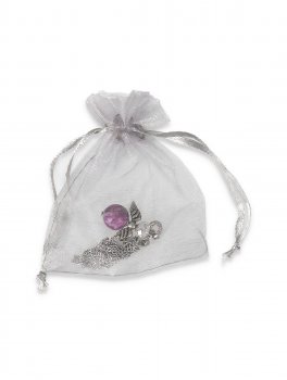 Collana con Ciondolo Pietra e Ali - 3