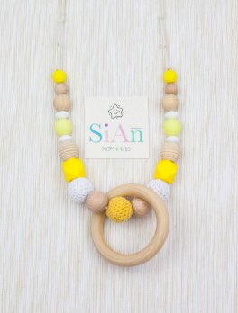 Collana d'Allattamento Classic - Gialla - 4