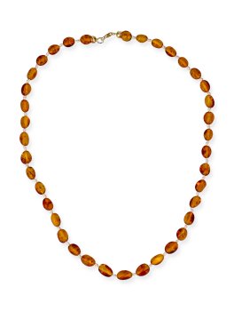 Collana di Ambra Terapeutica - Cognac - 3