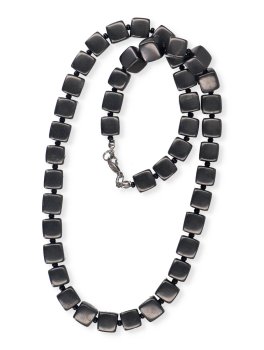 Collana Giulia in Shungite - Pietre Rettangolari - 1