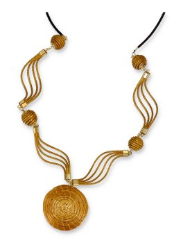 Collana in Oro Vegetale Capim Dourado - 2