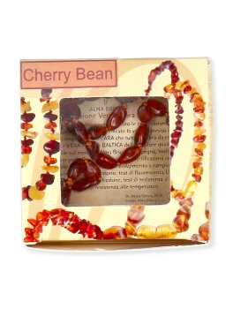 Collanina Ambra Baby - Cherry Bean - 3