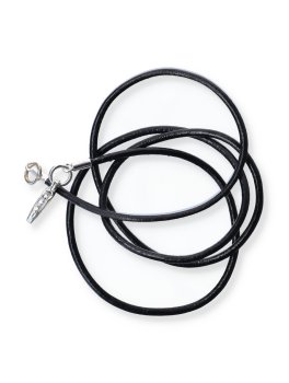 Collanina in Pelle Nera - 1