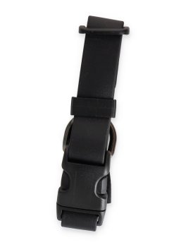 Collare per Cani Regolabile in Biothane STAY Nero 25mm - 2