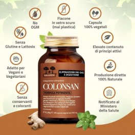 Colonsan Formula Potenziata Salugea – Integratore per il Gonfiore Addominale - 6