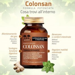 Colonsan Formula Potenziata Salugea – Integratore per il Gonfiore Addominale - 8