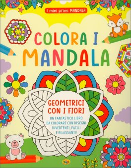 Colora i Mandala Geometrici con i Fiori — Libro - 1