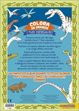Colora in Grande - i Tuoi Dinosauri — Libro - 2