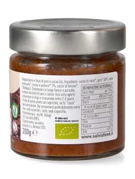 Composta di Pere e Cacao Bio - Frutta e Niente Più! - 200 g - 2