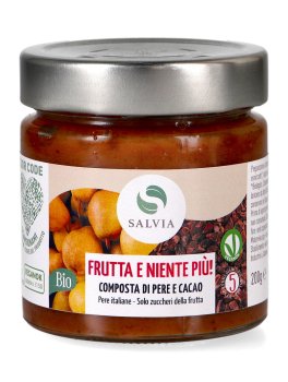 Composta di Pere e Cacao Bio - Frutta e Niente Più! - 1