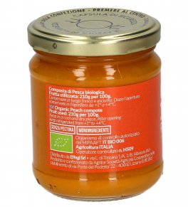 Composta di Pesche Biologiche Italiane, 1 Ingrediente - 3