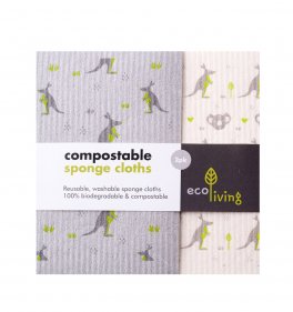 Spugna Compostabile e Biodegradabile in Cotone e Cellulosa - 2