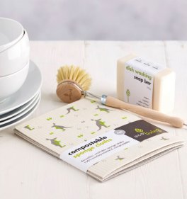 Spugna Compostabile e Biodegradabile in Cotone e Cellulosa - 2