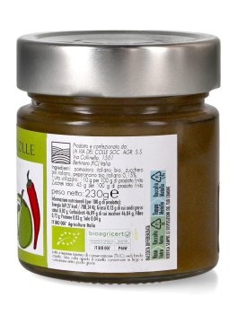 Confettura di Pomodoro Verde Caramellato con Peperoncino Bio - 2