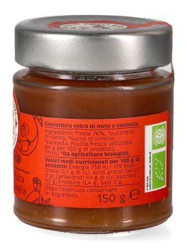 Confettura Extra Mela e Cannella Bio - 2