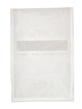 Confezione VestaEco - 50 Sacchetti Goffrati Biodegradabili per Sottovuoto - 2
