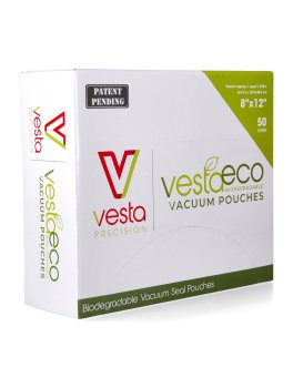 Confezione VestaEco - 50 Sacchetti Goffrati Biodegradabili per Sottovuoto - 1