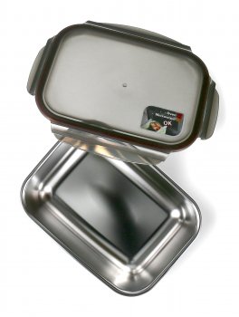 Contenitore Rettangolare in Acciaio Inox - Flora - 4