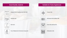 Contenitore Rettangolare in Acciaio Inox - Flora - 6