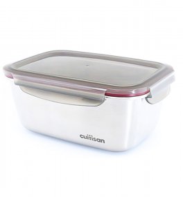 Contenitore Rettangolare in Acciaio Inox - Flora - 1