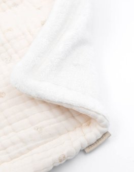 Coperta Culla Nuvola in Bambu Organico - Animal Friends - 2