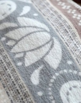 Coperta in Cotone Biologico con Fiore della Vita - 6