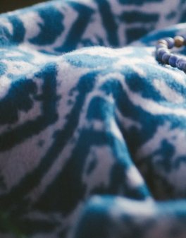 Coperta in Cotone Biologico con Fiore della Vita - 3