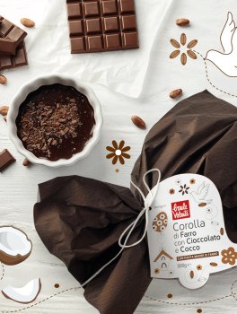 Corolla di Farro con Cioccolato e Cocco Bio - Dolce Pasquale - 5