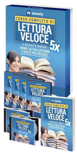 Corso Completo di Lettura Veloce 5X - 6 DVD + manuale — DVD - 2