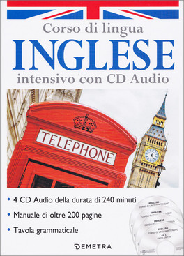 Corso di Lingua Inglese Intensivo con 4 CD Audio + Manuale + Tavola Grammaticale — Libro - 1